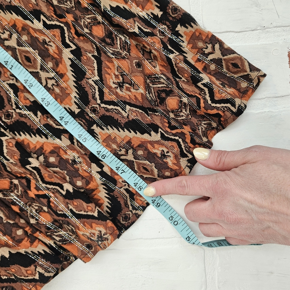 Ikat Dress With Metallic Thread - Picture 12 of 16